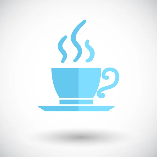 Café icône unique . — Image vectorielle