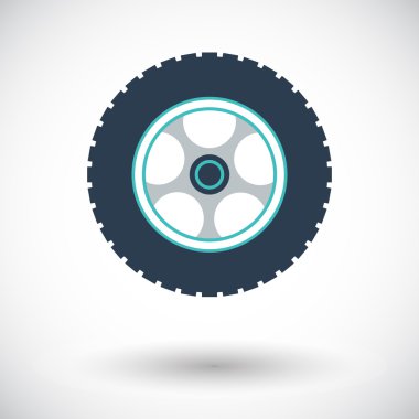 simge araba tekerleği.