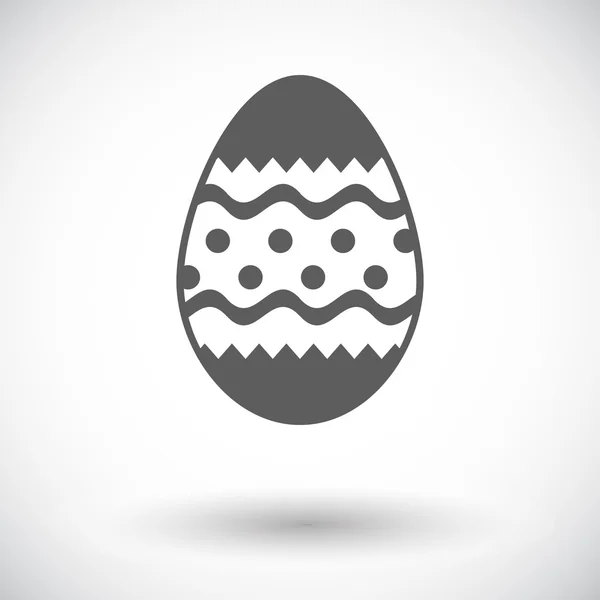 Easter Egg single icon. — Stock Vector