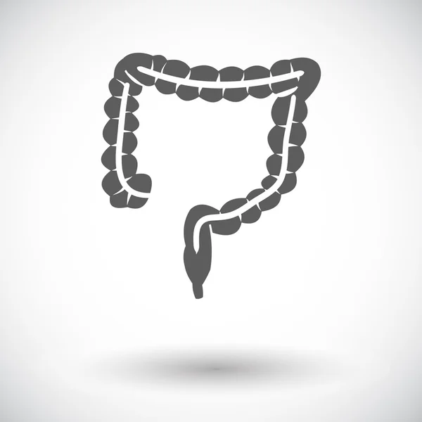 Ícone de intestinos . —  Vetores de Stock