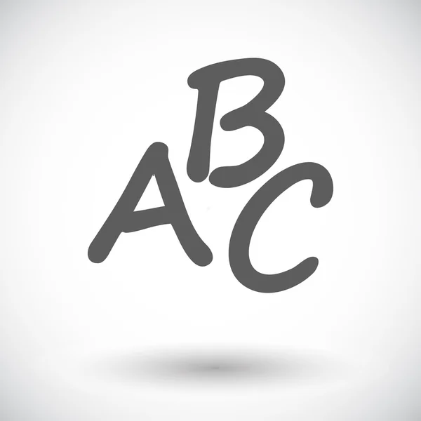 Alphabet icon — Stock Vector