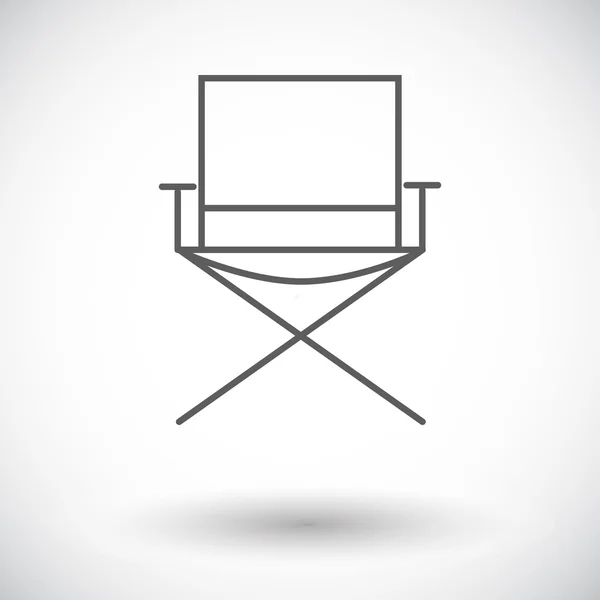 Cadeira de acampamento — Vetor de Stock