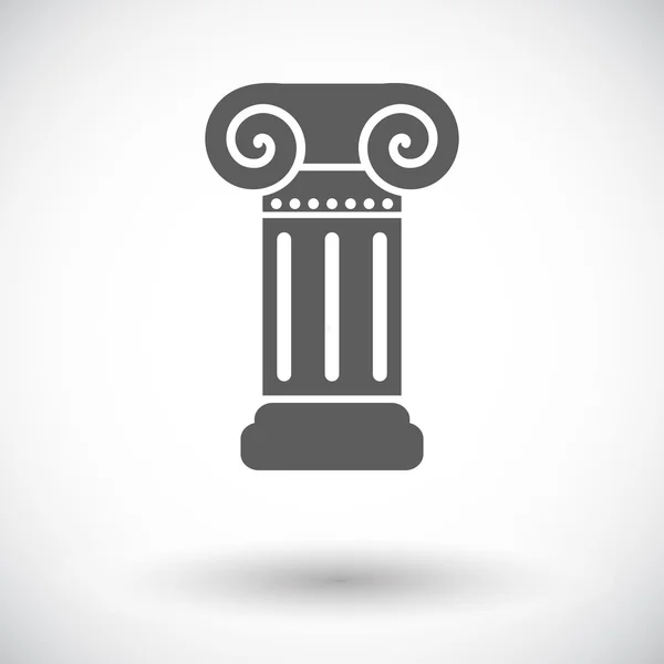 Columna icono único . — Vector de stock