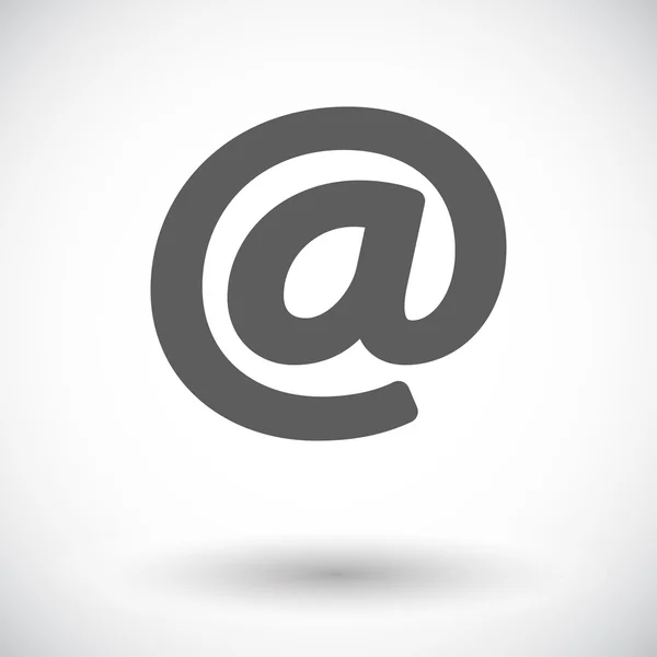Email singola icona . — Vettoriale Stock