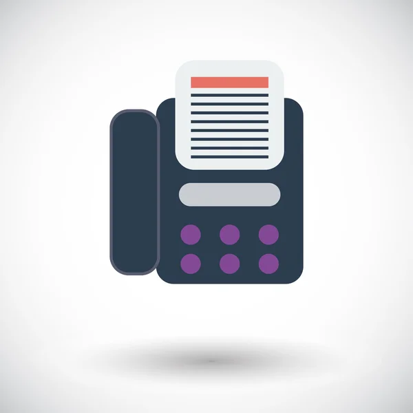 Icono de fax. — Vector de stock