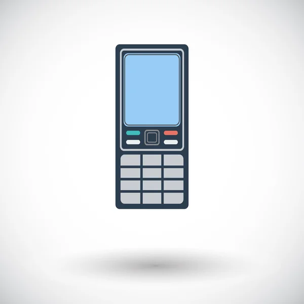 Telefon enda ikon. — Stock vektor
