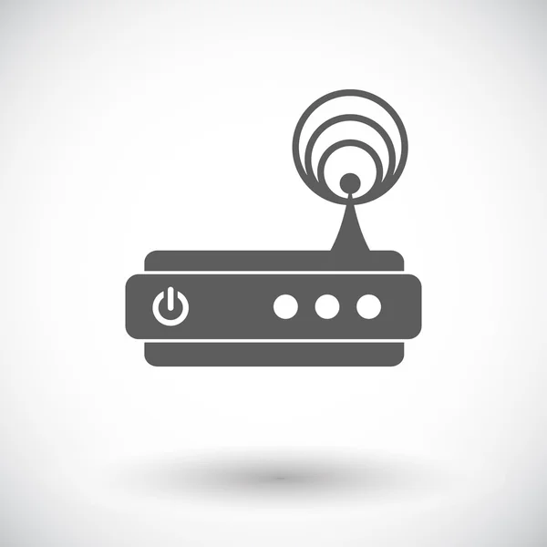 Router icono único . — Archivo Imágenes Vectoriales