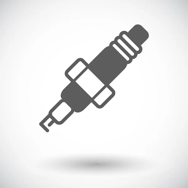 Sparkplug icono único . — Vector de stock