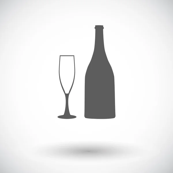 Wein-Ikone — Stockvektor