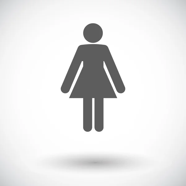 Vrouwelijk genderteken — Stockvector