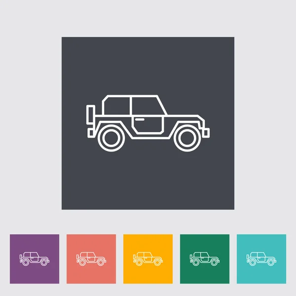 Offroad car — Stock Vector