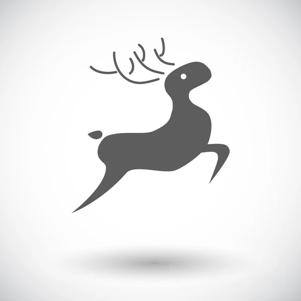 사슴 아이콘 — 스톡 벡터