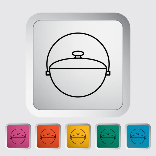 Pot pictogram — Stockvector