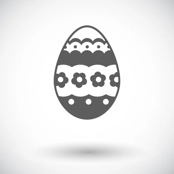 Easter Egg single icon. — Stock Vector