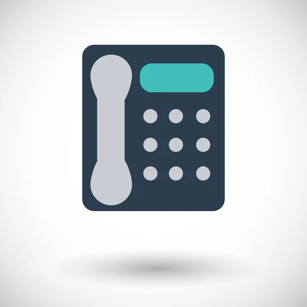 Icono de teléfono de oficina . — Vector de stock