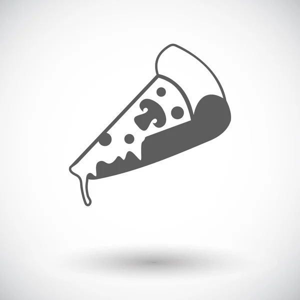 Pizza-icoon — Stockvector