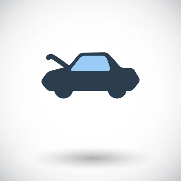 Icône plate de voiture . — Image vectorielle