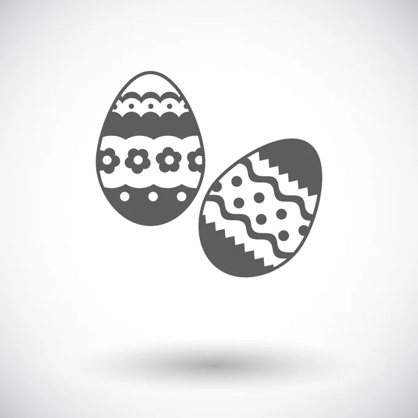 Easter Egg single icon. — Stock Vector