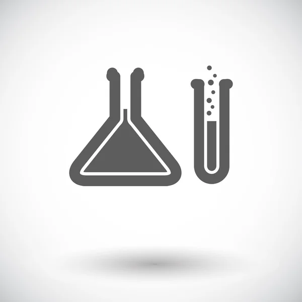 Chemisty flat icon — Stock Vector