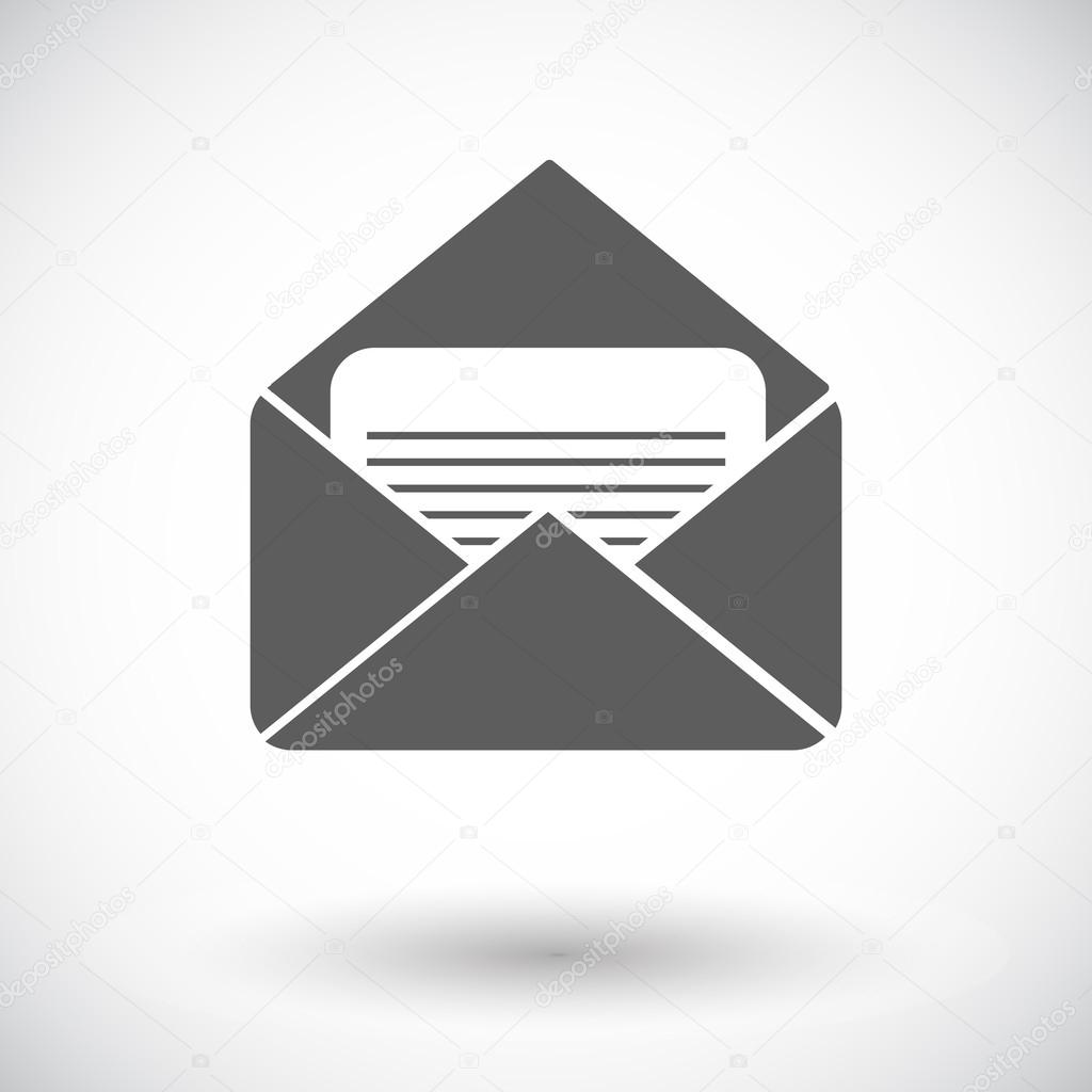 Envelope flat icon.
