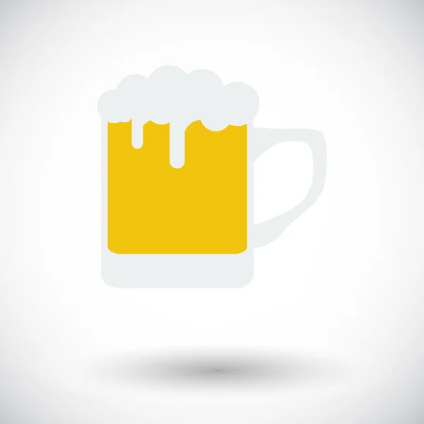 Beer flat icon — Stock Vector