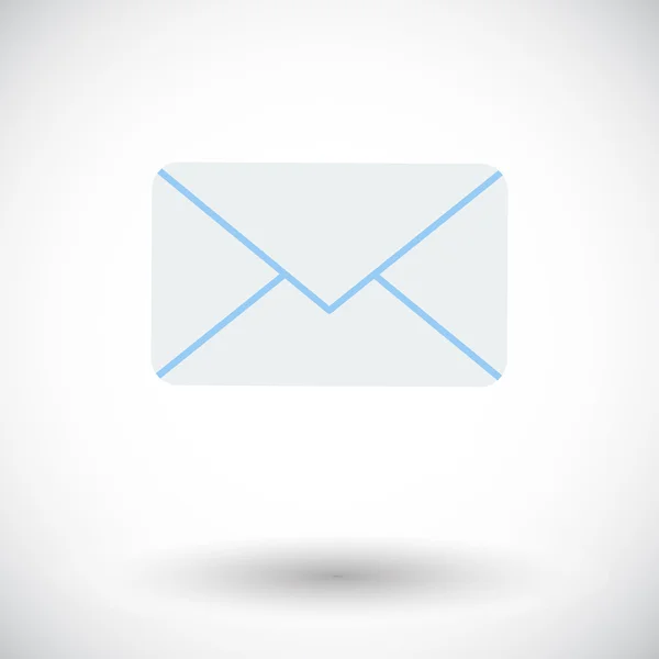 Platte pictogram van de envelop. — Stockvector