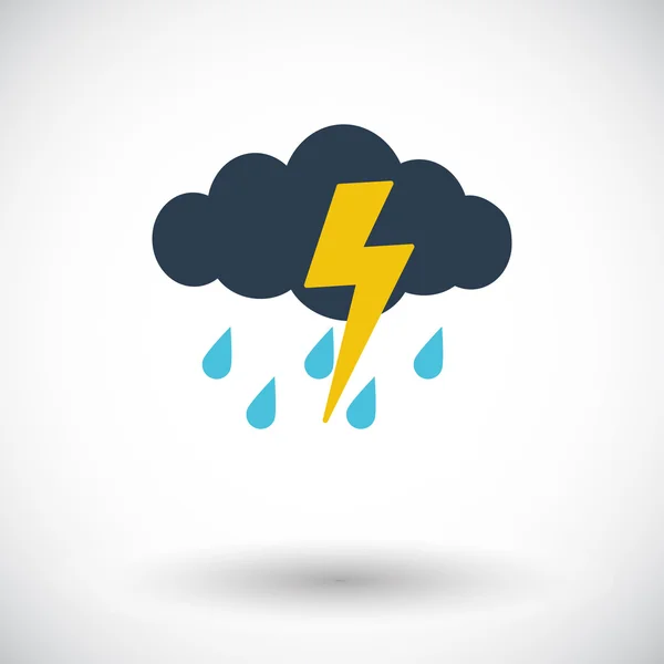 Icono de tormenta — Vector de stock