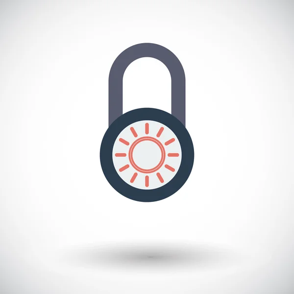 Lock single icon. — Stok Vektör