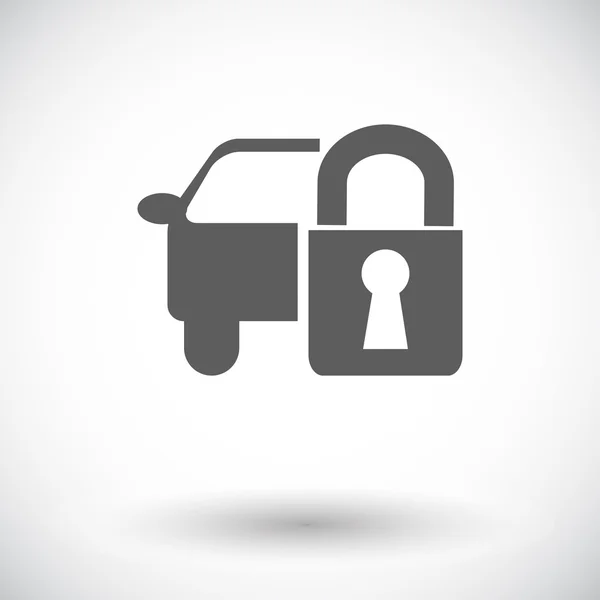 Locking car doors — Stock Vector