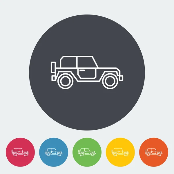 Offroad coche — Vector de stock