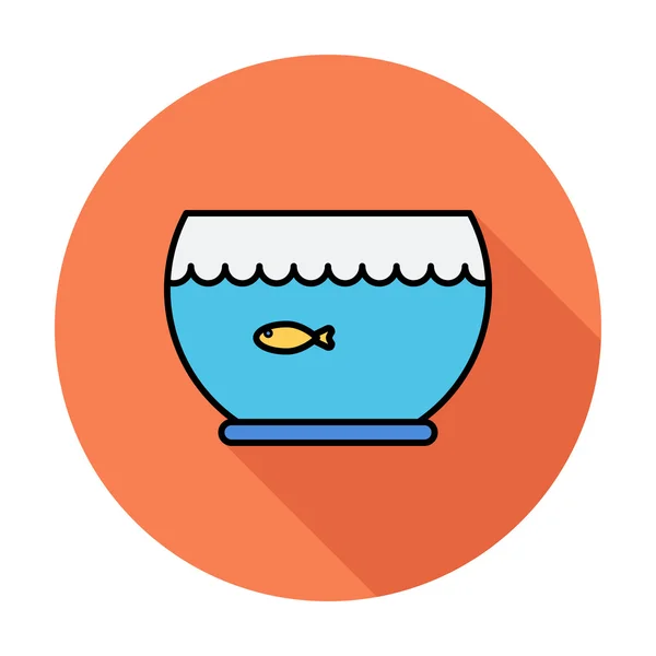 Icono del acuario — Vector de stock