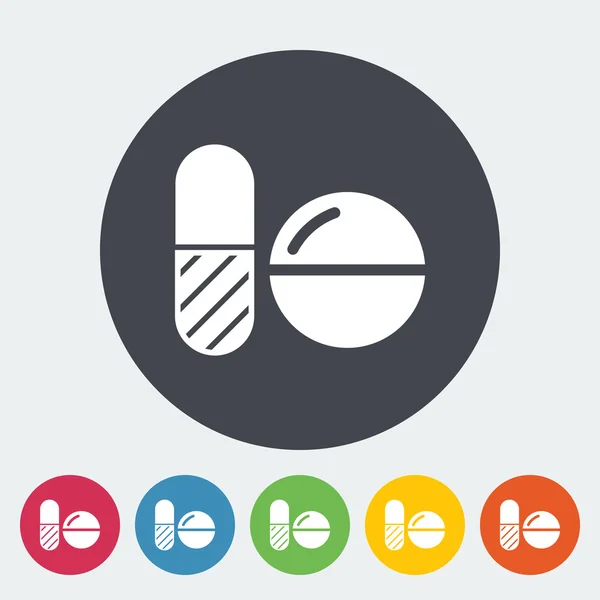 Pilules contraceptives — Image vectorielle
