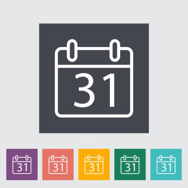 Asma kilit ile takvim