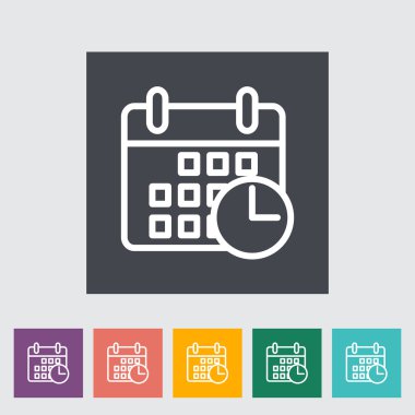 takvim ile masa saati