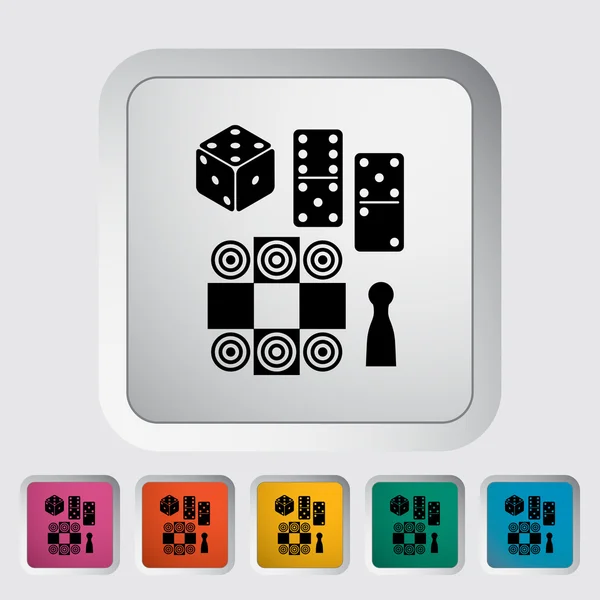 Juegos de mesa — Vector de stock