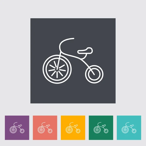 Triciclo — Vettoriale Stock