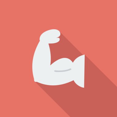 vücut geliştirme simgesi.