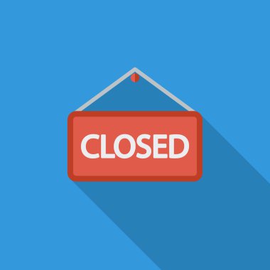 Closed Sign clipart