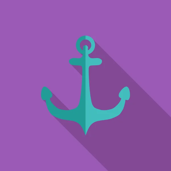 Anchor single icon. — ストックベクタ