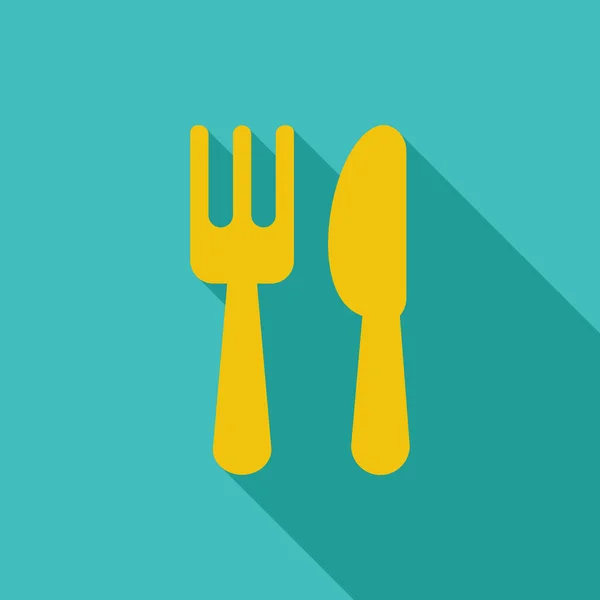 Cutlery single icon. — Stock Vector