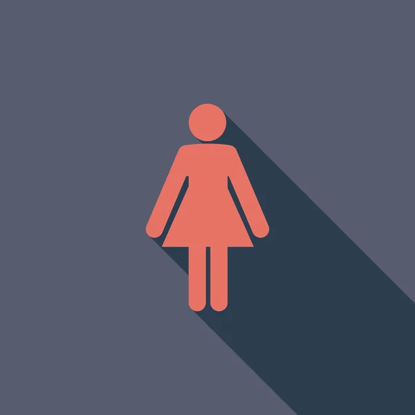 Segno di genere femminile — Vettoriale Stock