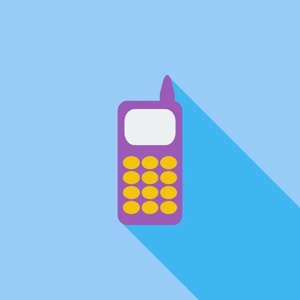 Telefon jednoduchý ikona. — Stockový vektor
