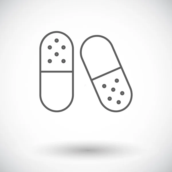 Значок таблетки — стоковый вектор