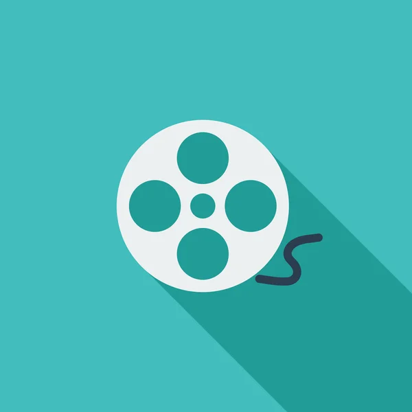 Pictogram reel van film — Stockvector