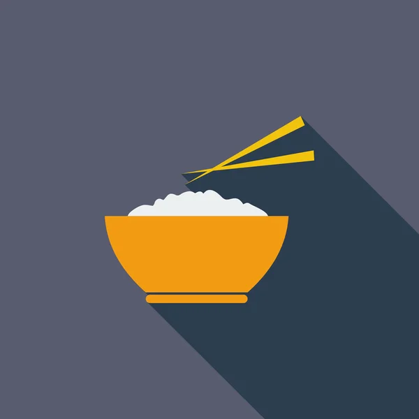 Icono de arroz — Vector de stock