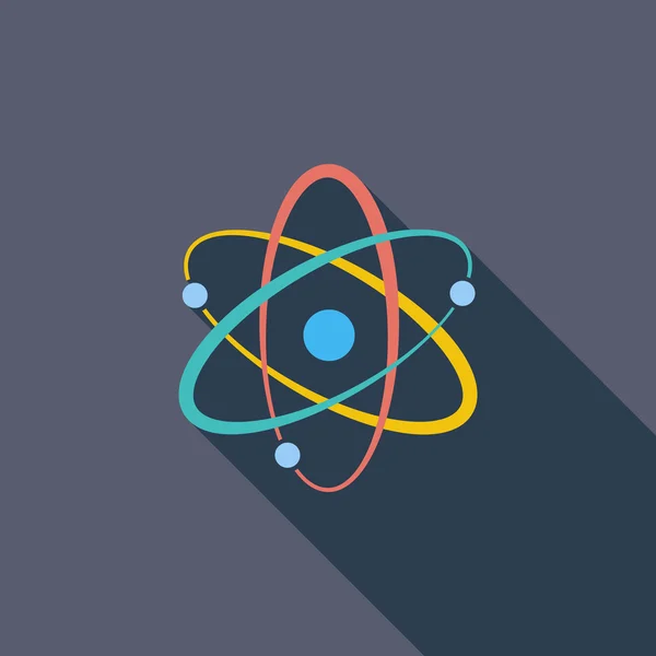 Значок атома — стоковый вектор
