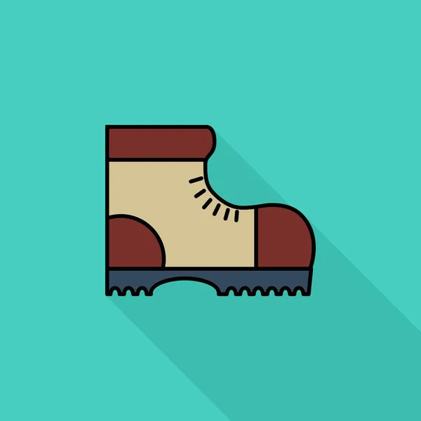 Zapatos de senderismo — Vector de stock