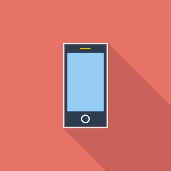 Smartphone één pictogram. — Stockvector