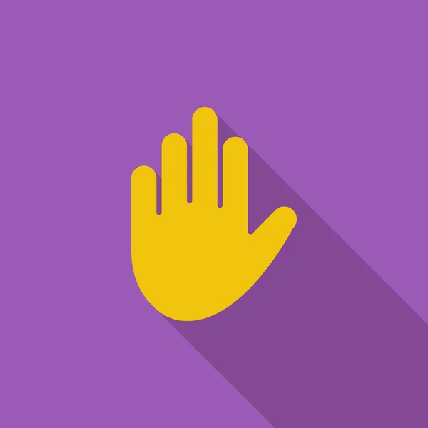 Icono de mano — Vector de stock