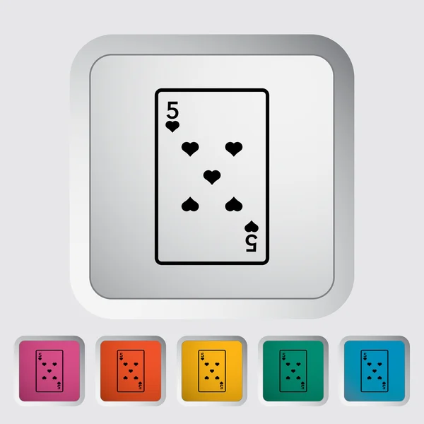 Juega a las cartas — Vector de stock